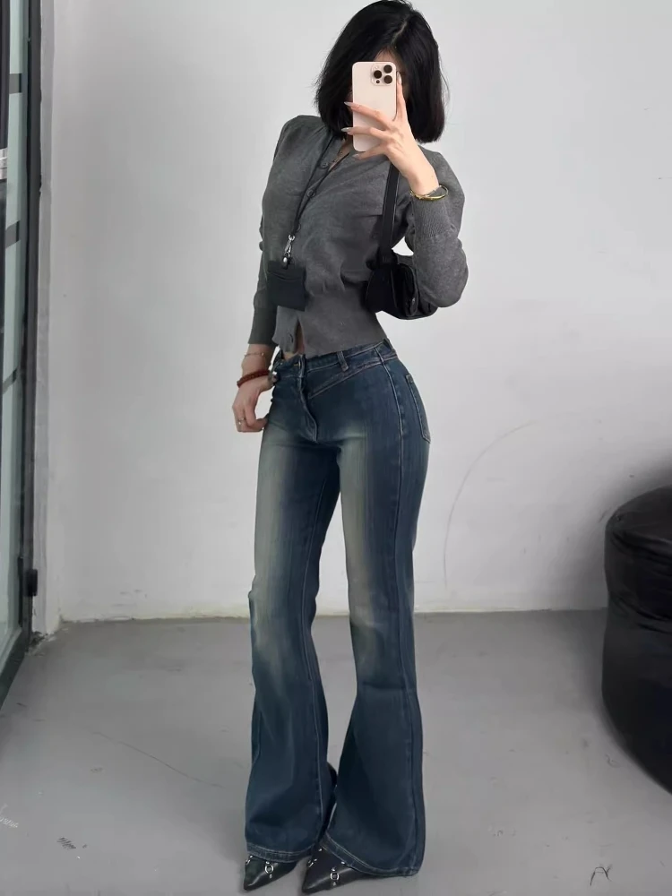 

Свитера Джемперы Кардиганы Женские Для Женщин Кашемир Элегантный Полиэстер Шерсть Тонкая Застежка Boxy Fit Осенний Сад Современный Простой OL