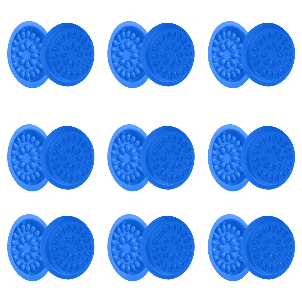 100pcs Eyelash Extension Tray Colorful Small Flower Shaped Waterproof Reusable Pvc Grafting Tool For False Lashes Holder Pallet