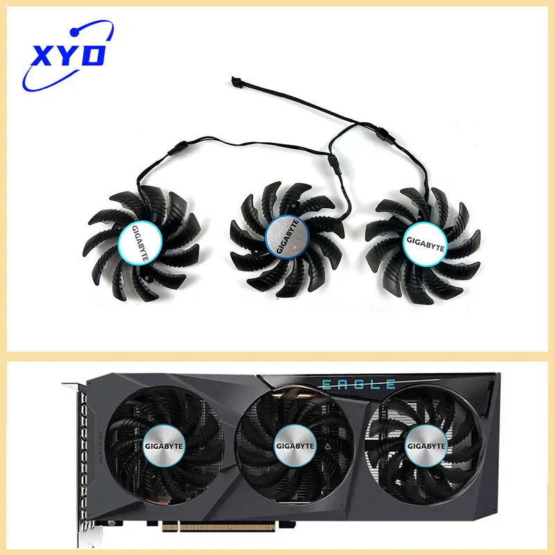 

Вентилятор 75 мм PLD08010S12H RX6600XT 6700XT для охлаждения grafiki GIGABYTE GeForce RTX 3060 Ti 3070Ti RTX3070Ti RTX3070 ВЕНТИЛЯТОР