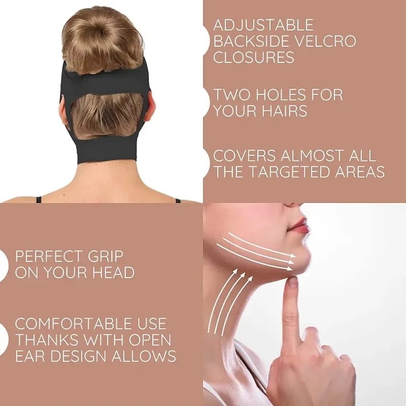 Face Lift Up Mask Cheek Chin Neck Slimming Thin Belt Strap Beauty Delicate Facial Thin Face Mask