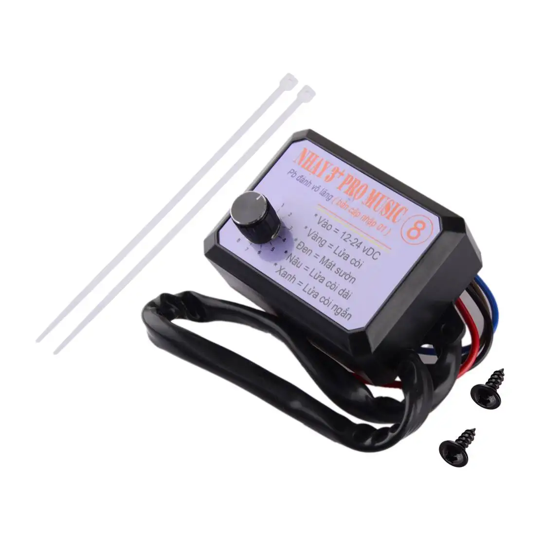 Nhay 3+Pro Music Rapid Horn Relay Controller 12-24V 8Tones Fit for Motorcycle Car Marine Boat