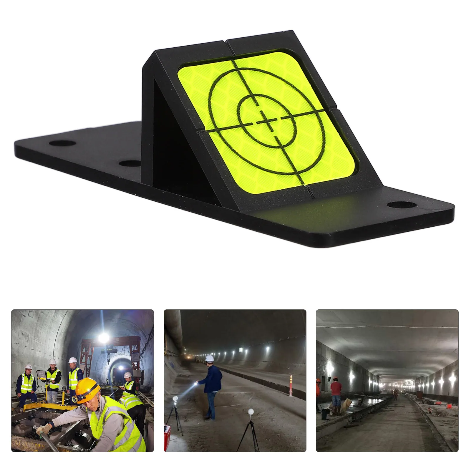 

Mini Reflective Prism for Total Station 45 Degree Plastic Survey Target Highly Visible Reflector Prism for Accurate Measurement