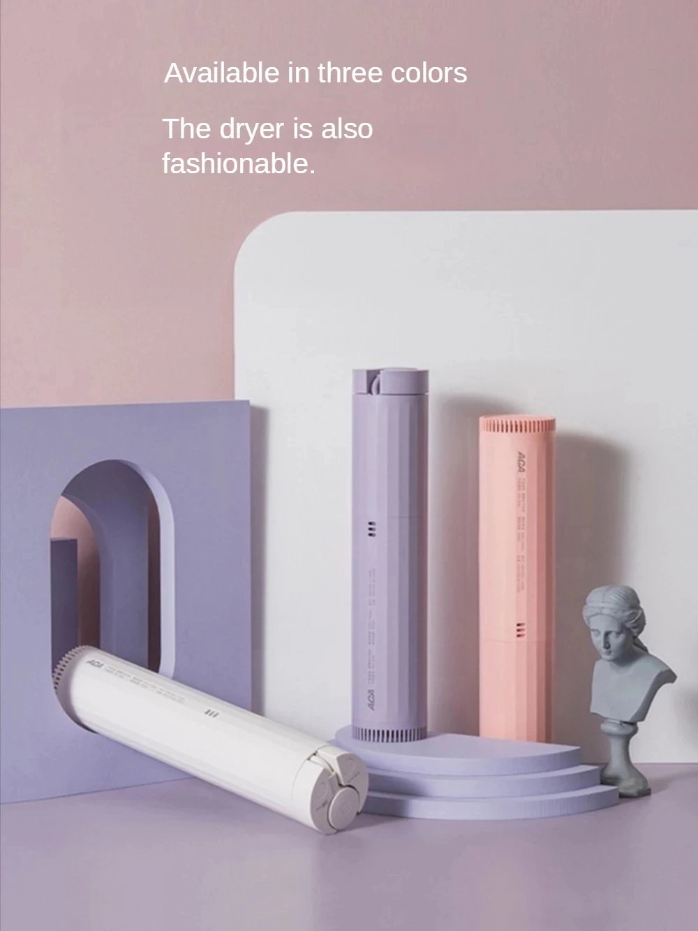 Przenośna Suszarka 400W, Przenośna Suszarka do Ubrań, Podróżna Suszarka do Ubrań z Timerem, Mini Suszarka do Mieszkań, Akademików