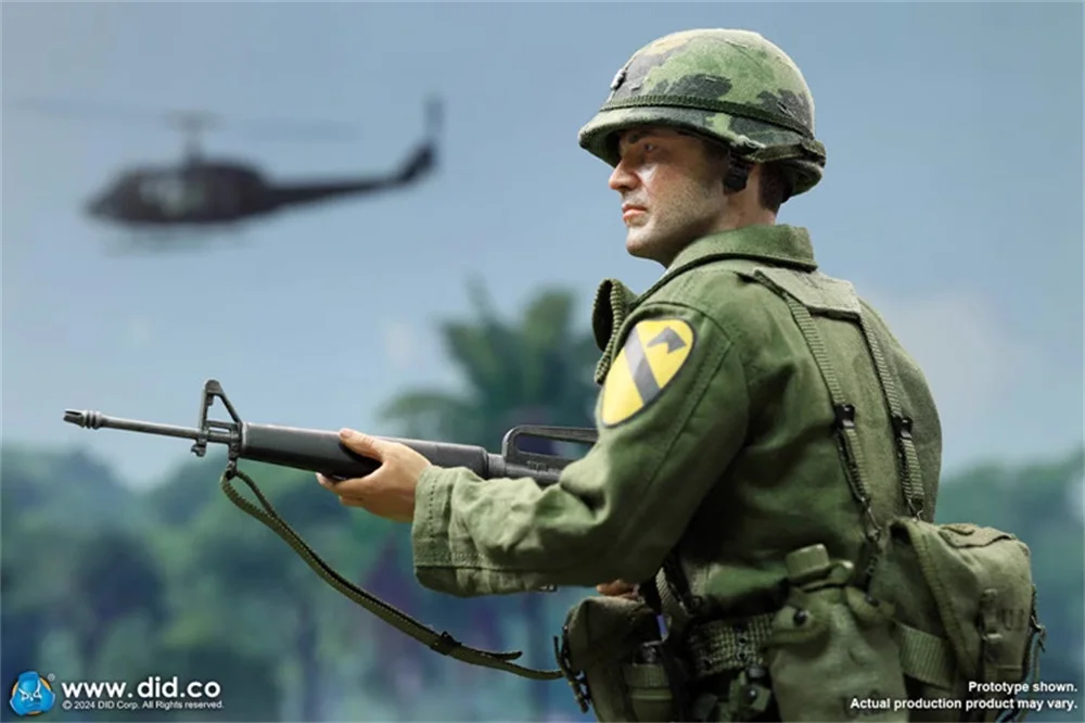 DID V80174 US.Żołnierz General Toys Model Vietnam Battle Full Set Ruchoma figurka akcji Prezent dla fanów Zbieraj 1/6