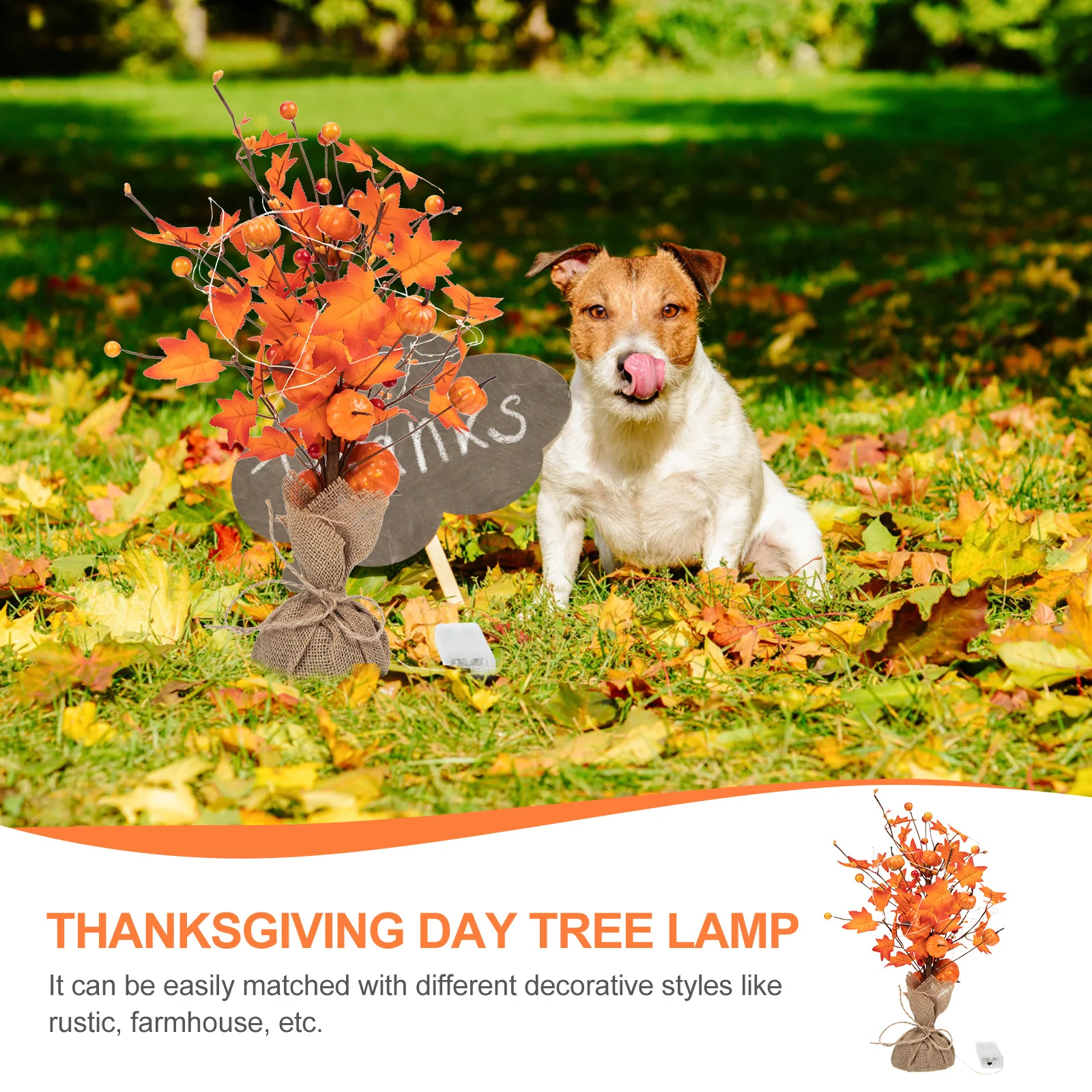 شجرة صناعية مضاءة بإضاءة المناظر الطبيعية من خشب القيقب مع زخرفة ضوء فرع LED لشجرة المهرجانات لديكور عطلة المزرعة #1