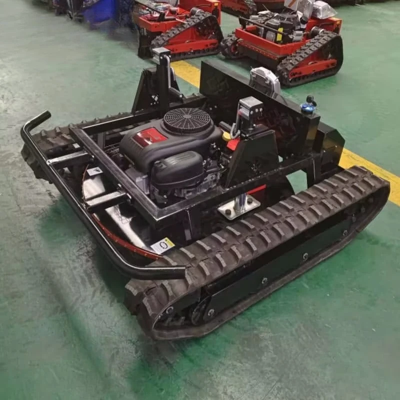 Hot Selling Remote Control Crawler Lawn Mower All Terrain Intelligent RC Grass Cutter RCT800S