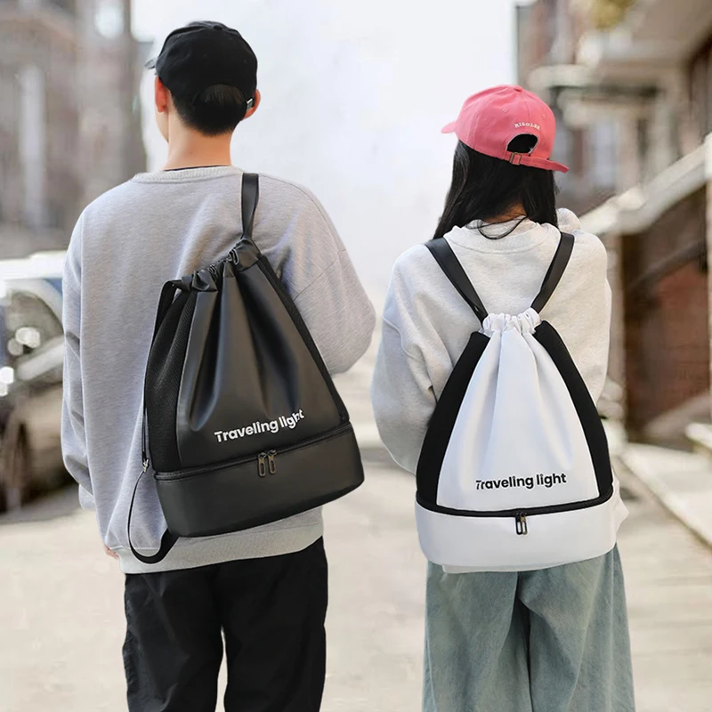 

1pcs Fitness Bag For Women Waterproof Swimming Yoga Bag Sport Basketball Bag For Unisex Hiking Climbing Backpack