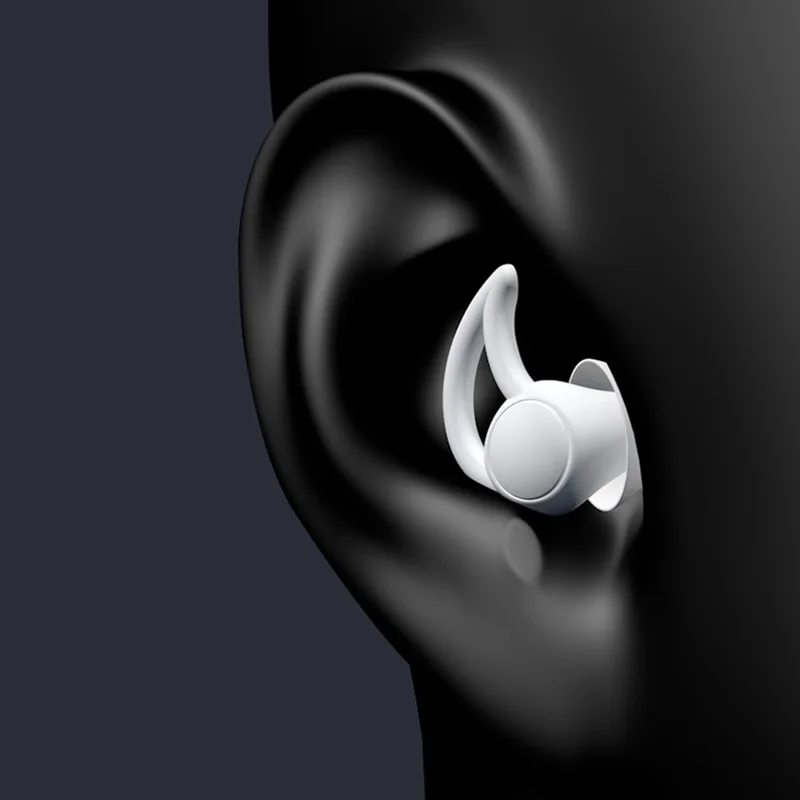 Silicone Noise Reduction Ear Plugs, Waterproof Earplugs for Swimming, Block Snoring & Noise, Quiet Sleep Helper for Students Dor