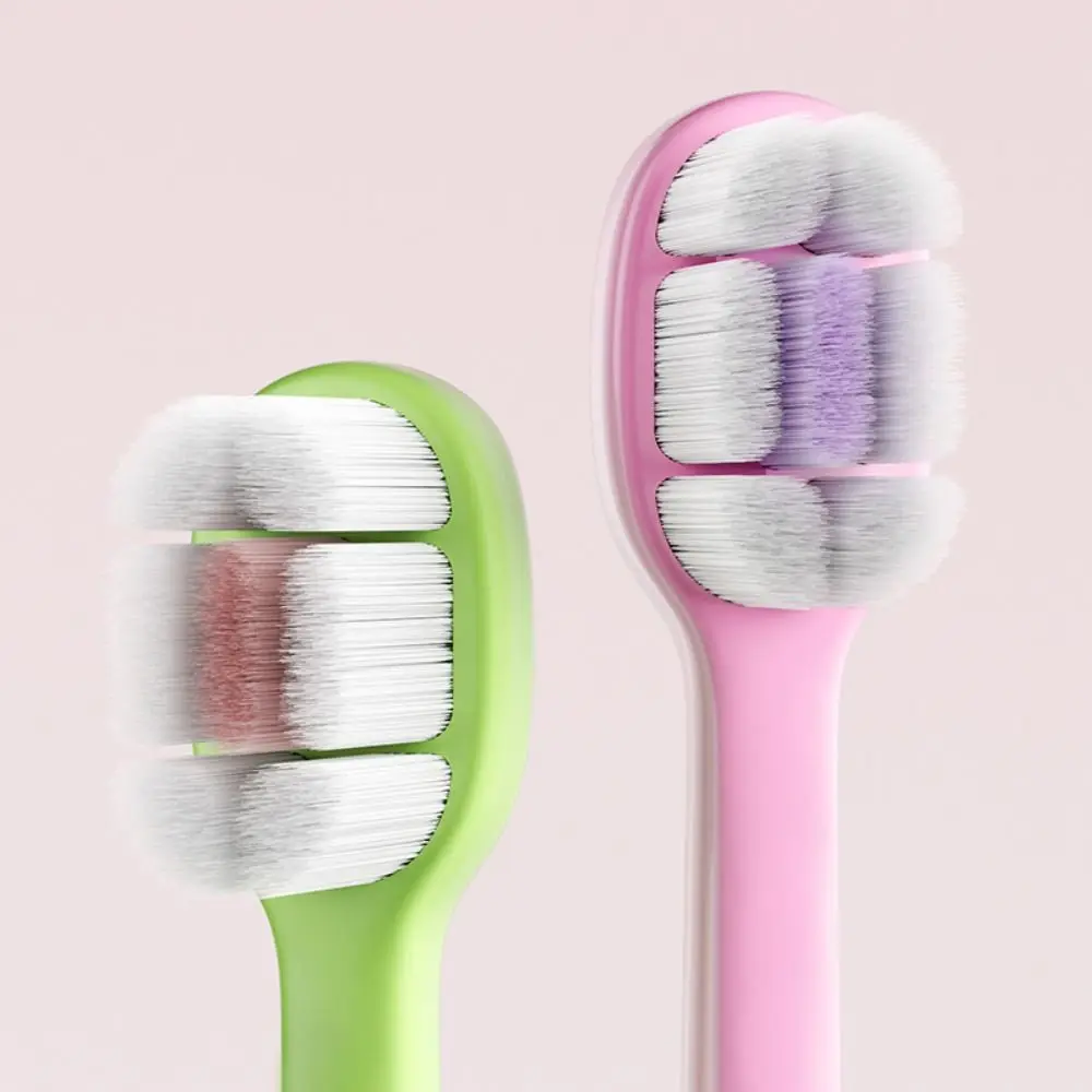 

Useful Plastic 's Toothbrus Mini Convenient Soft Bristle Toothbrush Dental Oral Care Ice Cream Toothbrushes for 3-12 Years Old