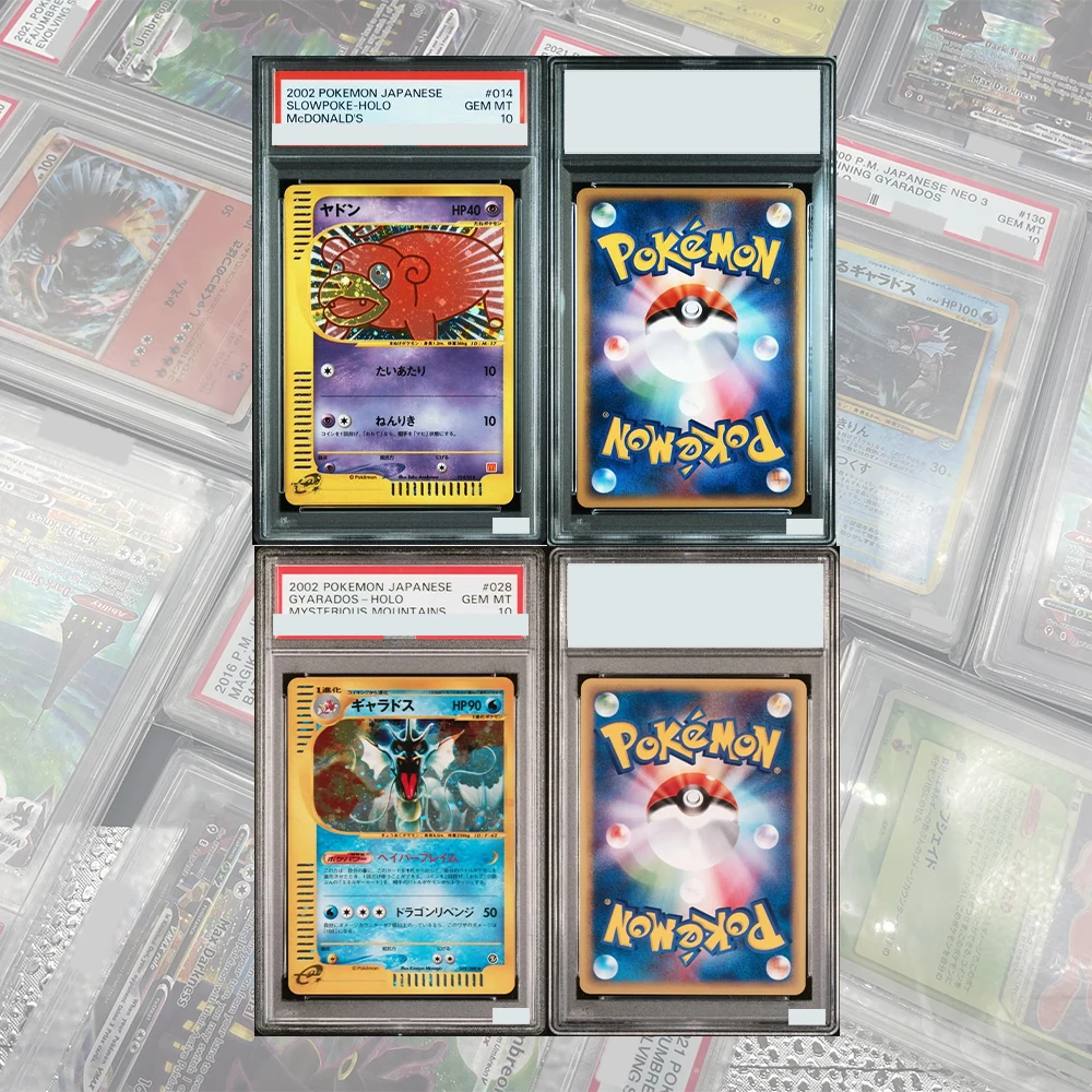014/018 Tarjeta Coleccionable PTCG Proxy DIY, Tarjeta Japonesa Promocional Holo de Slowpoke, GEM MT 10, Etiqueta Holográfica, Regalos para Niños