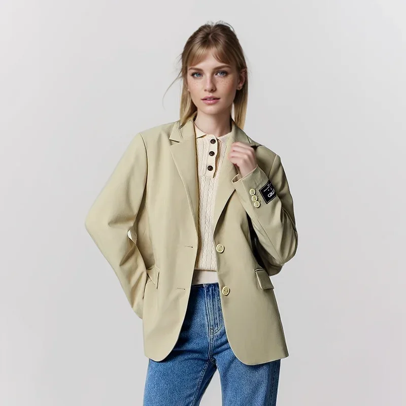 Semir 2024 Suit Jacket Women Mid-Length Cool Autumn Casual Suit Fashion High Street New Style Suit Coats