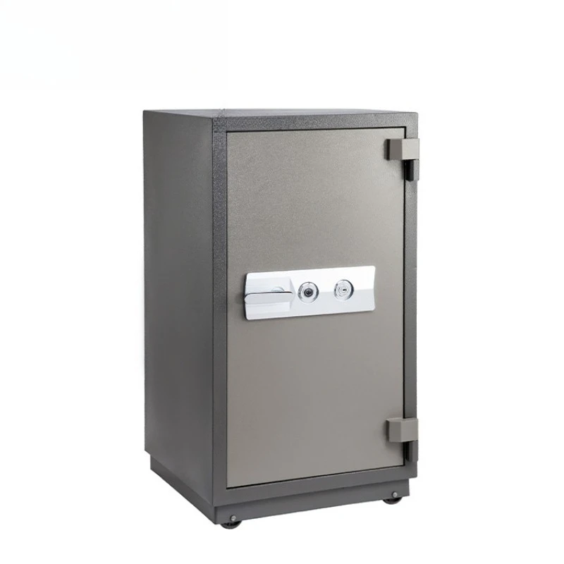 

H4 Отпечаток пальца 98 см Сейф для дома, отеля, офиса, небольшой сейф с двойным ключом, пожарный сейф