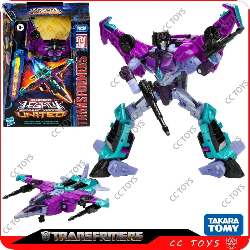 W magazynie Transformers Toys Legacy United Deluxe Class Cybertron Universe Slipstream Figurki akcji Roboty Kolekcje anime