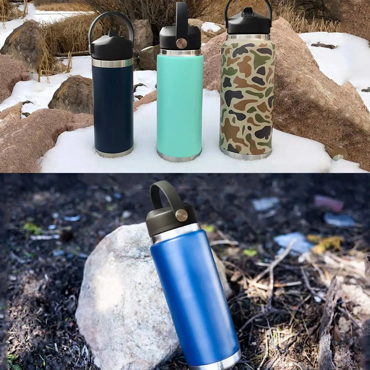 Straw Replacement Lid For Yeti RTIC Water Bottle 18 26 36 64 Oz With 2 Straws And Brush Flexible Handle view 6
