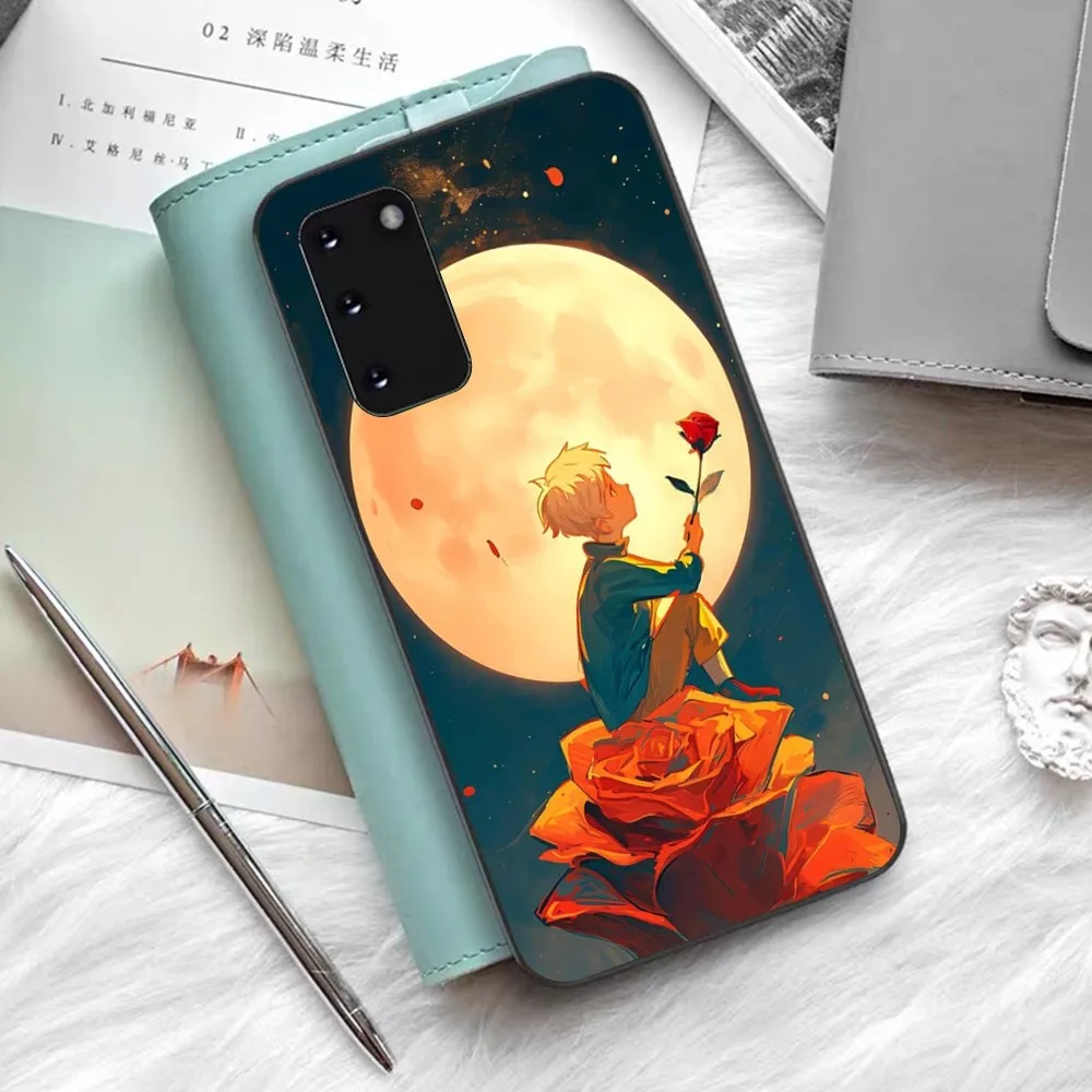 2024 New Ins L-Little P-Prince Phone Case Silicone PC+TPU For Samsung S10 20 30 22 23 24 Plus Lite Ultra Cover