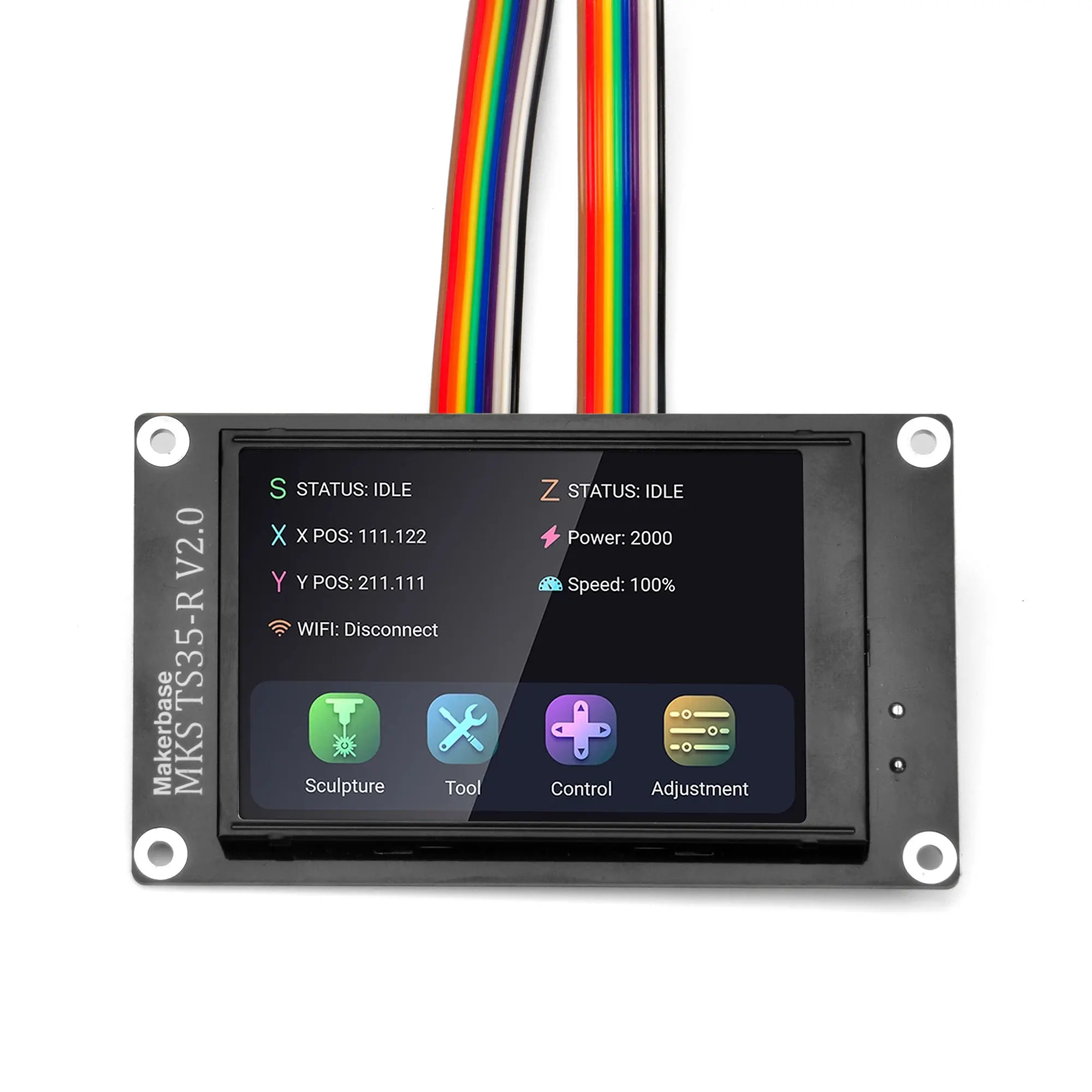 Mks-3Dプリンター用タッチスクリーン,オフラインコントローラー,プリンターパーツ,TS35-R 3.5