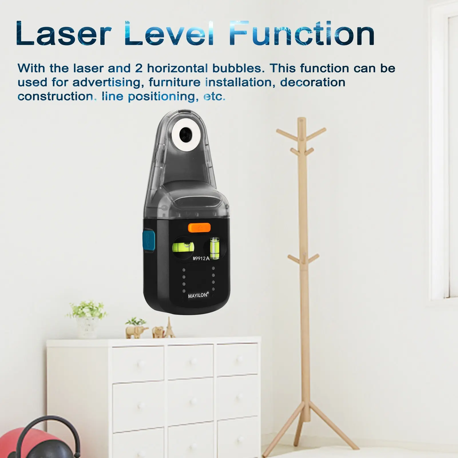 2In1 Electric Vacuum Adsorption Laser Level Bracket Household Wall Installation Leveling Machine Support Holder Laser Level Tool