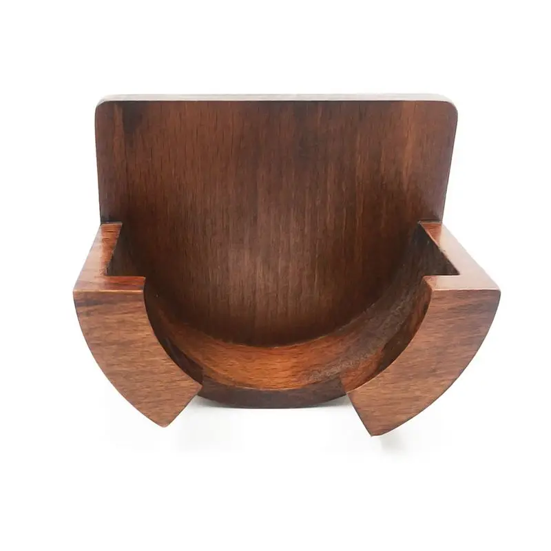 ABZF 2026 Coffee Portafilter 51MM-58MM Wall Rack Wood Espresso Coffee Filter Holder Tampers Wall Mounted Rack Coffee Tools