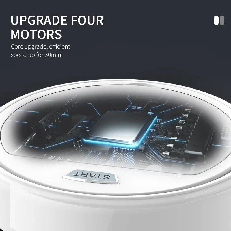 USB 충전식 로봇 진공 청소기, 자동 청소 카펫, 먼지 흡입 청소 걸레, 청소 및 습식 걸레질 바닥