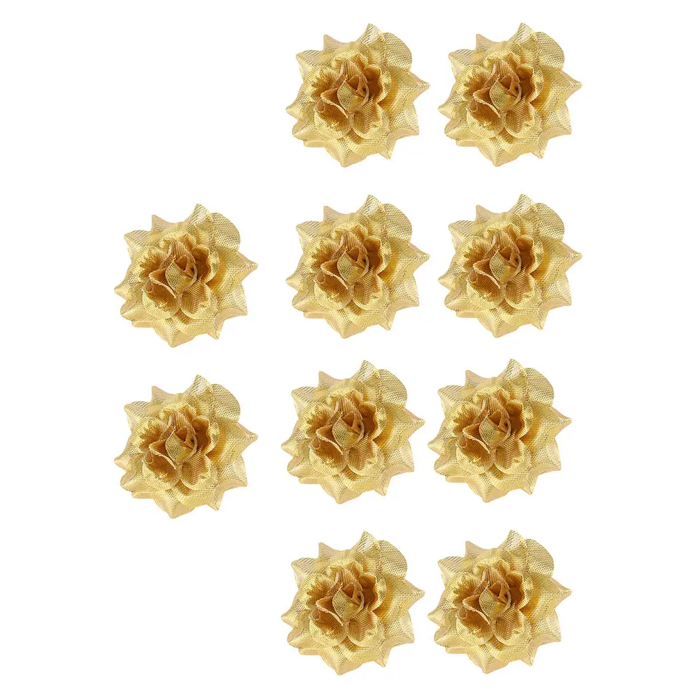 

100pcs Simulation Flower Heads Fake Silk Decors Diy Garland Making Vivid Heads Wedding Layout Props Home Wedding Decoration