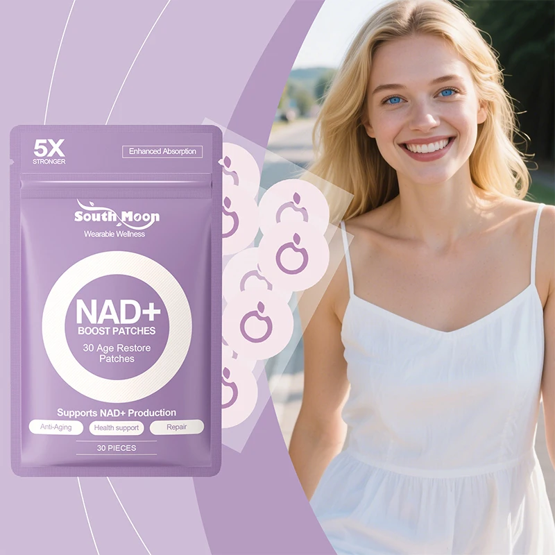 

Пластыри South Moon NAD+ Boost: нежные, комфортные, легко наносятся, для ежедневного использования, поддержка общего самочувствия, омоложение, улучшение здоровья.