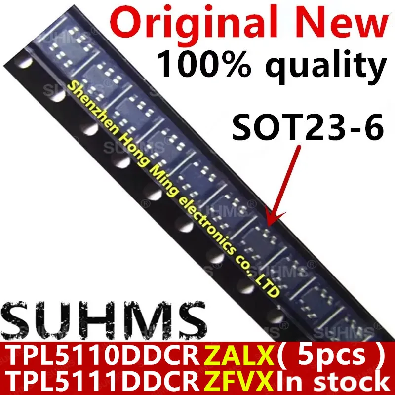 (5 adet) 100% Yeni TPL5110DDCR TPL5110 ZALX TPL5111DDCR TPL5111DDC TPL5111 ZFVX sot23-6