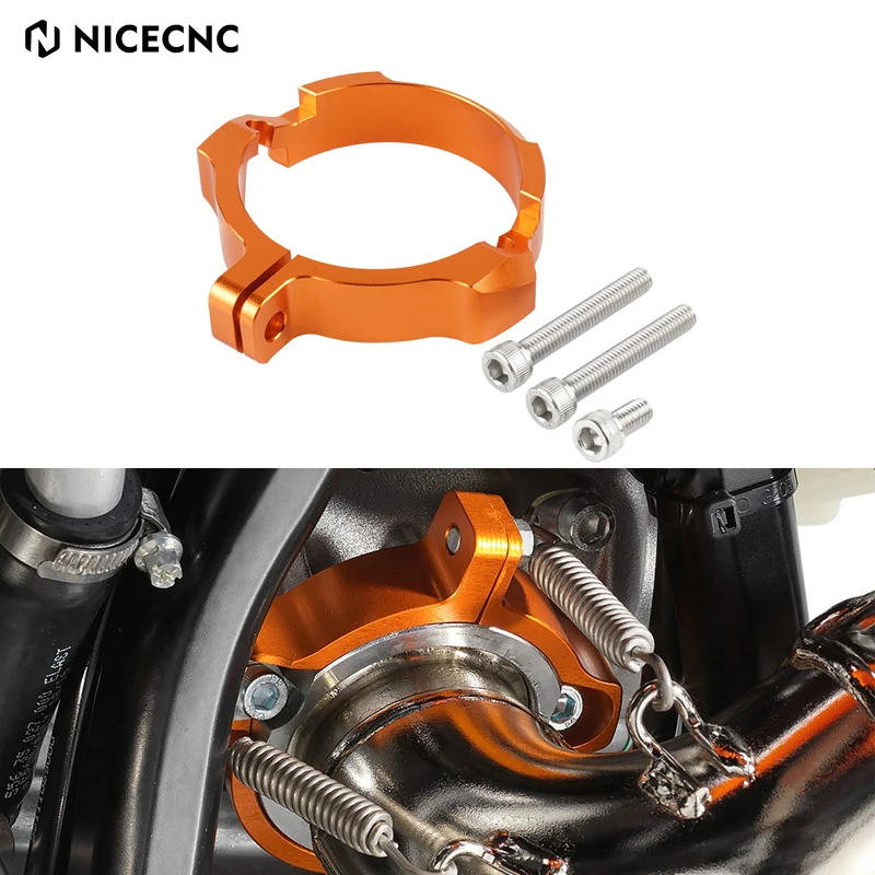 

Для KTM TPI 2023 EXC 300 200 XC-W выхлопной наконечник глушитель трубный зажим с фланцами EXC 250 300 XC SX XCW 6 дней TPI 2017-2022 2021