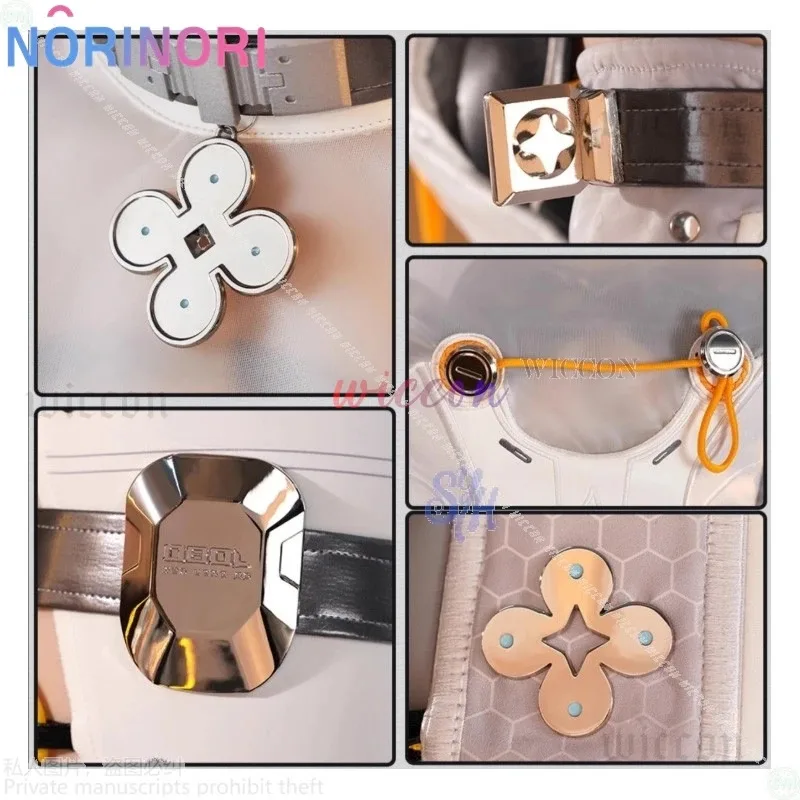 CyZZZ-Juego de Cosplay de semillas Zenless Zone Zero, disfraz Sexy Kawaii, mono Punk blanco, lencería Y2K, Jirai Kei, peludo para niñas, Halloween