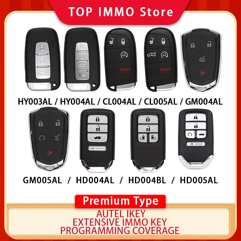 

Autel IKEY CL004AL CL005AL GM004AL GM005AL HY003AL HY004AL HD004AL HD004BL HD005AL For KM100 IM508 IM608 XP400 APB131