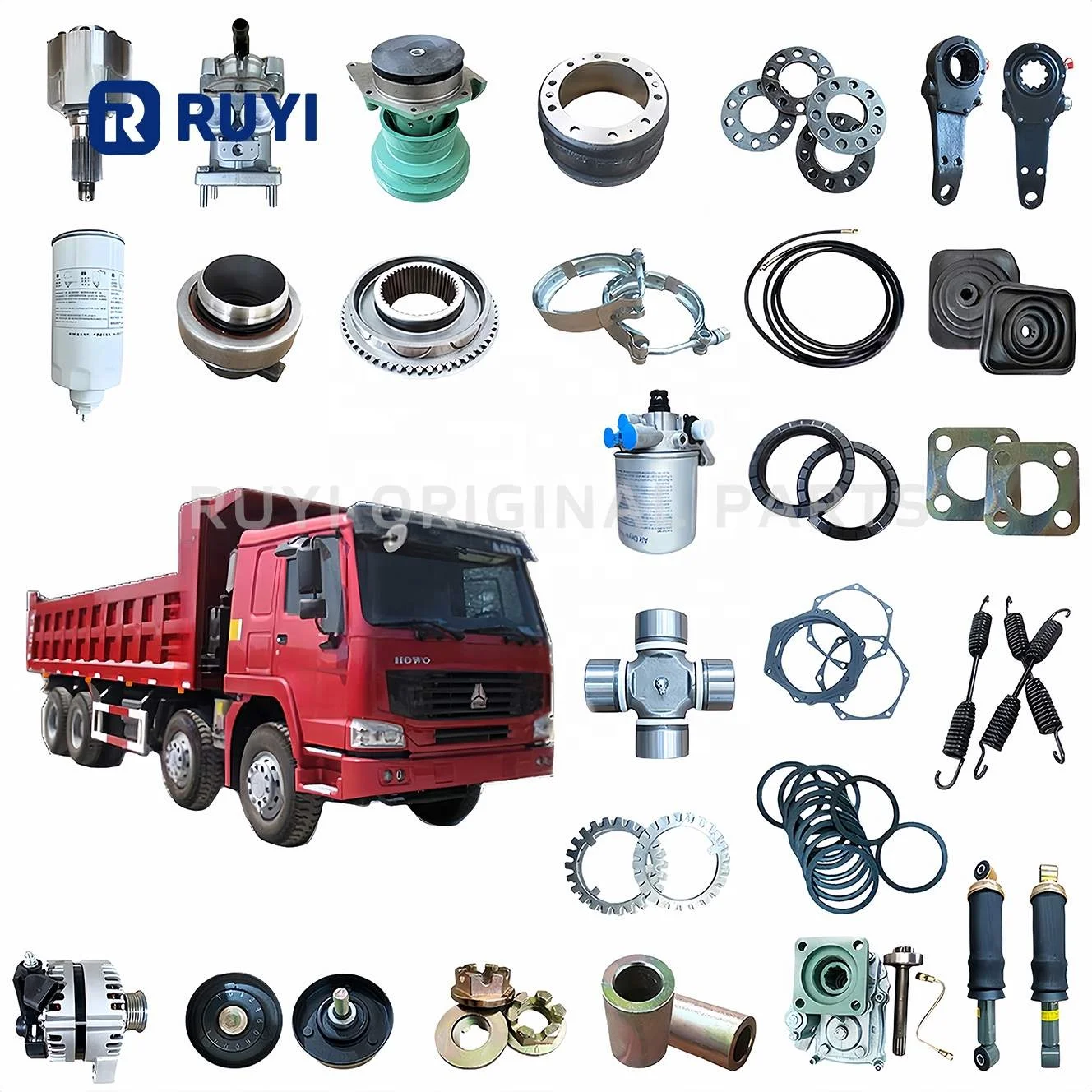 AZ1034010008 Flywheel Housing Use for SINOTRUK HOWO HOHAN FAW SHACMAN DONGFENG BEIBEN FOTON Spare Parts