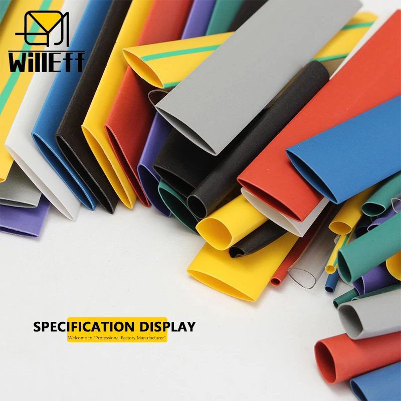 580/pcs Boxed Datakabel Cover Kabel Mouw Krimpkous Kit 2:1 Krimpbare Draad Protector Wrap Connect Cover bescherming