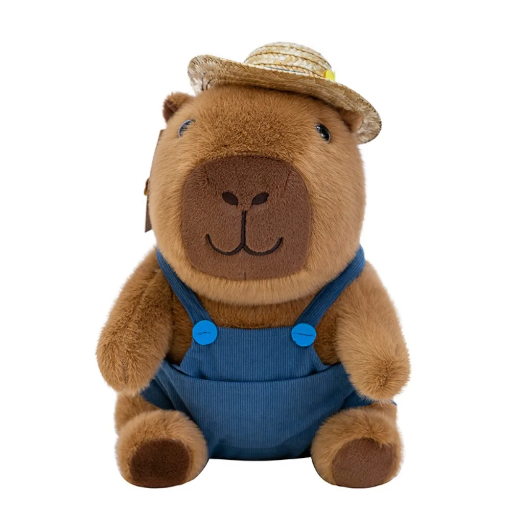 Peluche Capybara Kawaii, jouet de dessin animé, beurre moelleux, simulation de Noël