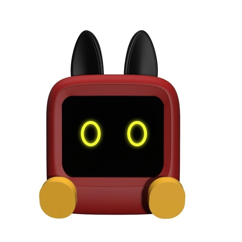 

Small TV audio Bluetooth desktop weather clock ornament weather station robot alarm clock