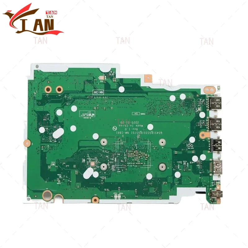 الأصلي لينوفو IdeaPad 3-15ARE05 اللوحة الأم للكمبيوتر المحمول 5B20S44306 NM-C861 مع وحدة المعالجة المركزية R5-4500U 4G RAM اختبار كامل الأصلي ل L