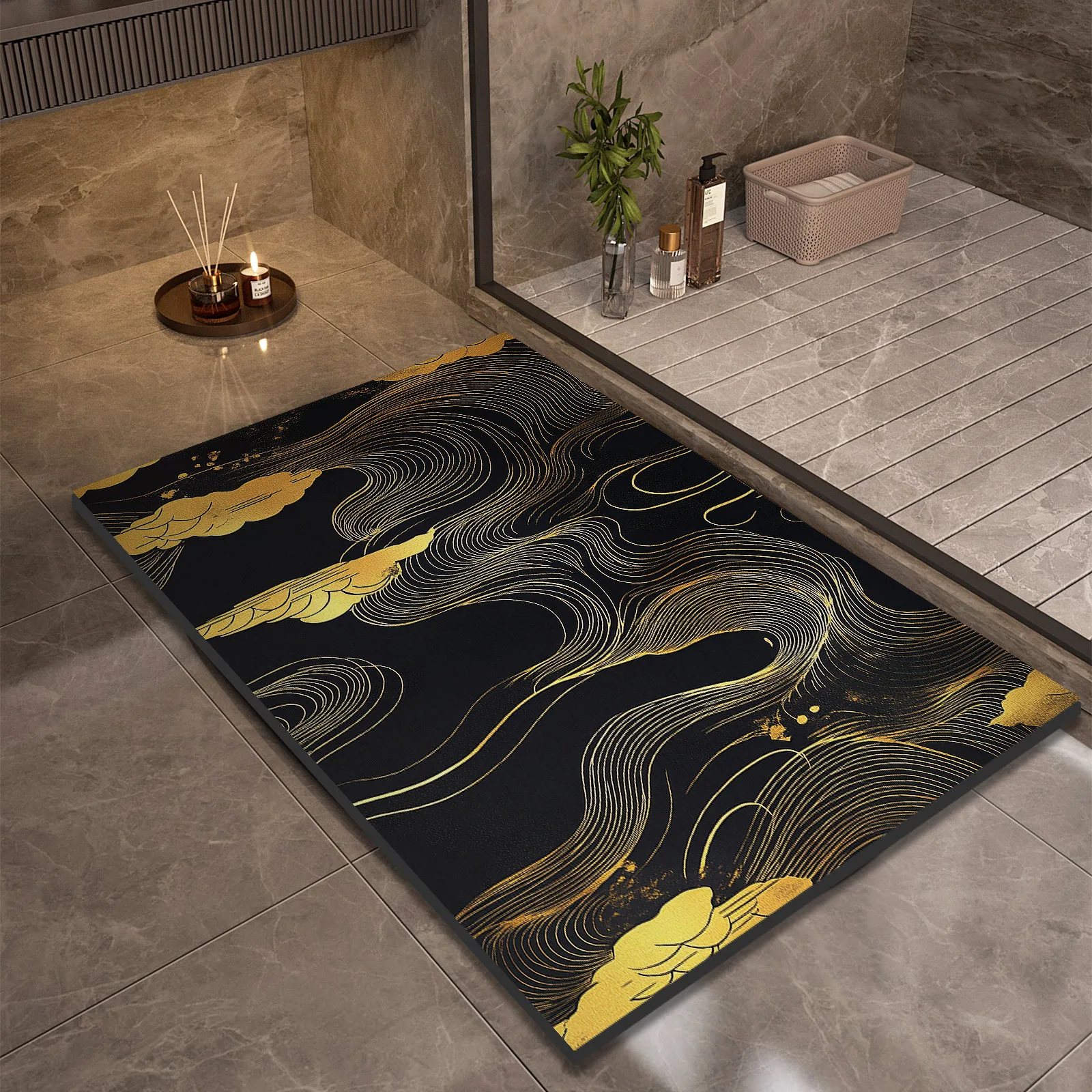 

Диатомитовый коврик для ванной комнаты, впитывающие нескользящие коврики для ног, быстросохнущие коврики для унитаза, ковер для душа, коврик для двери, моющийся