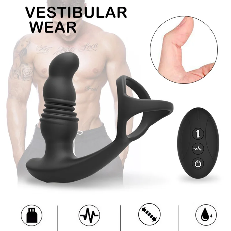 Vibrating Body Massager with 10 Powerful Modes Remote Control Beauty Health Electric Muscle Stimulator for Men Women and Couples