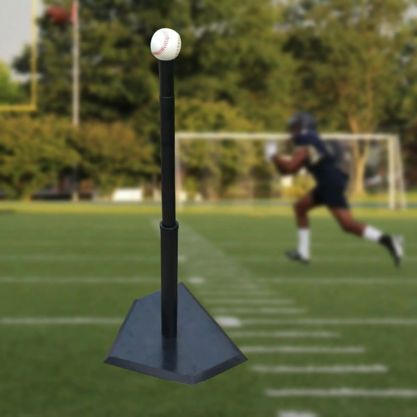 

Baseball Batting Tee Equipment Multipurpose Practice Batting Tee Stand for Training Camps Stadiums Teams Outdoor Activity Gym