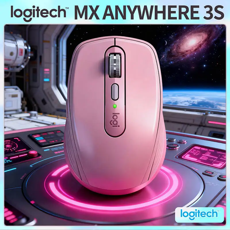 

Компактная мышь Logitech MX Anywhere 3S, эргономичный дизайн, перезаряжаемая, с быстрым прокруткой для портативных ПК Mac