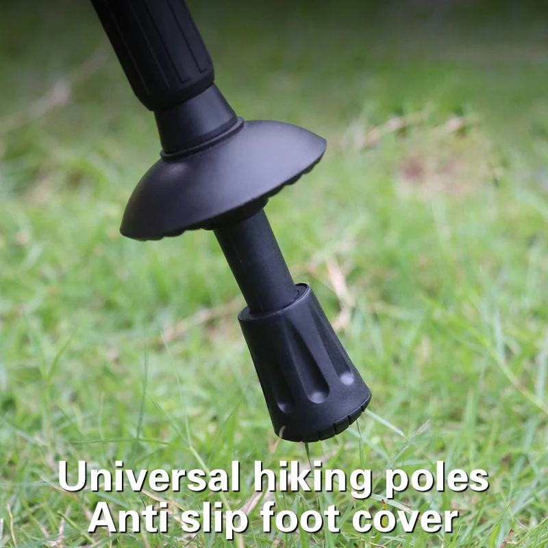 6Pcs Trekking Pole Rubber Tips Outdoor Hiking Walking Stick Replacement Protective End Caps Covers