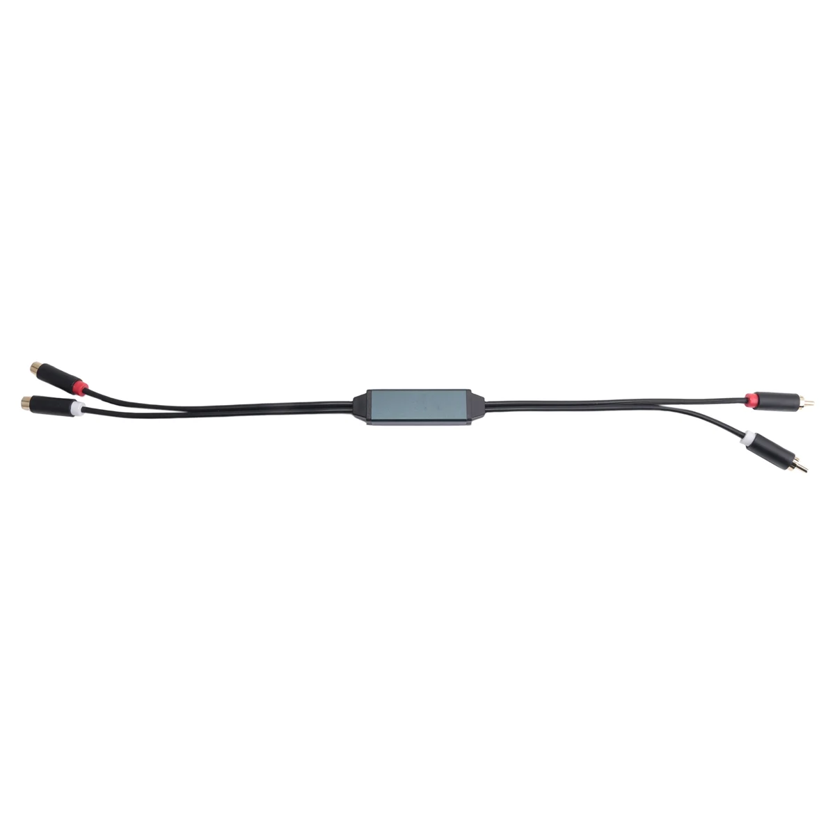 

AB53 3.5mm Audio Isolator Audio Common Ground Isolator Aux Noise Reduction Filter with 2/2 Audio Cable for DVD TV Player
