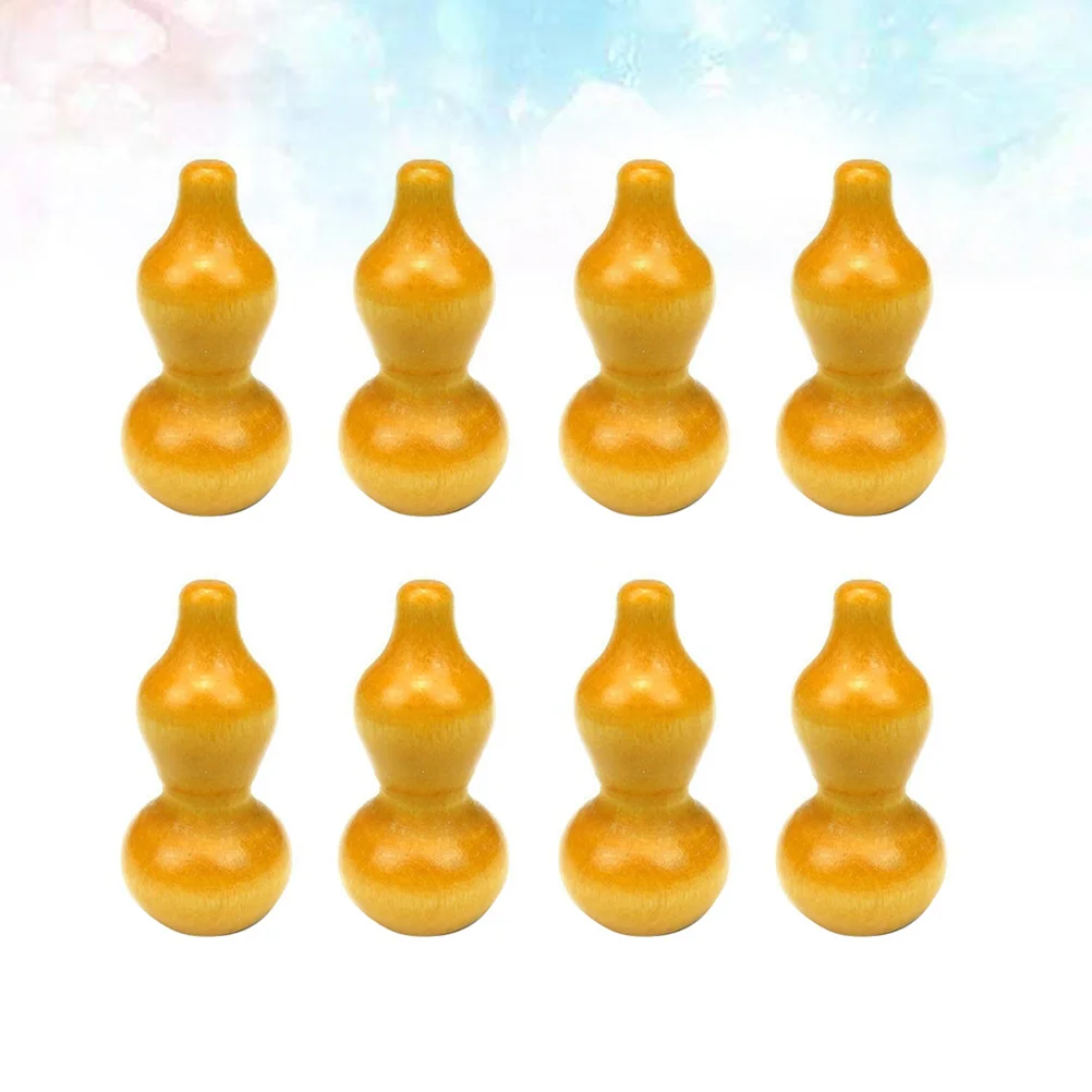 

20 PCS Peach Wood Gourd Hanging Accessories Jewelry Making Crafts DIY Woven Chinese Knot Pendant