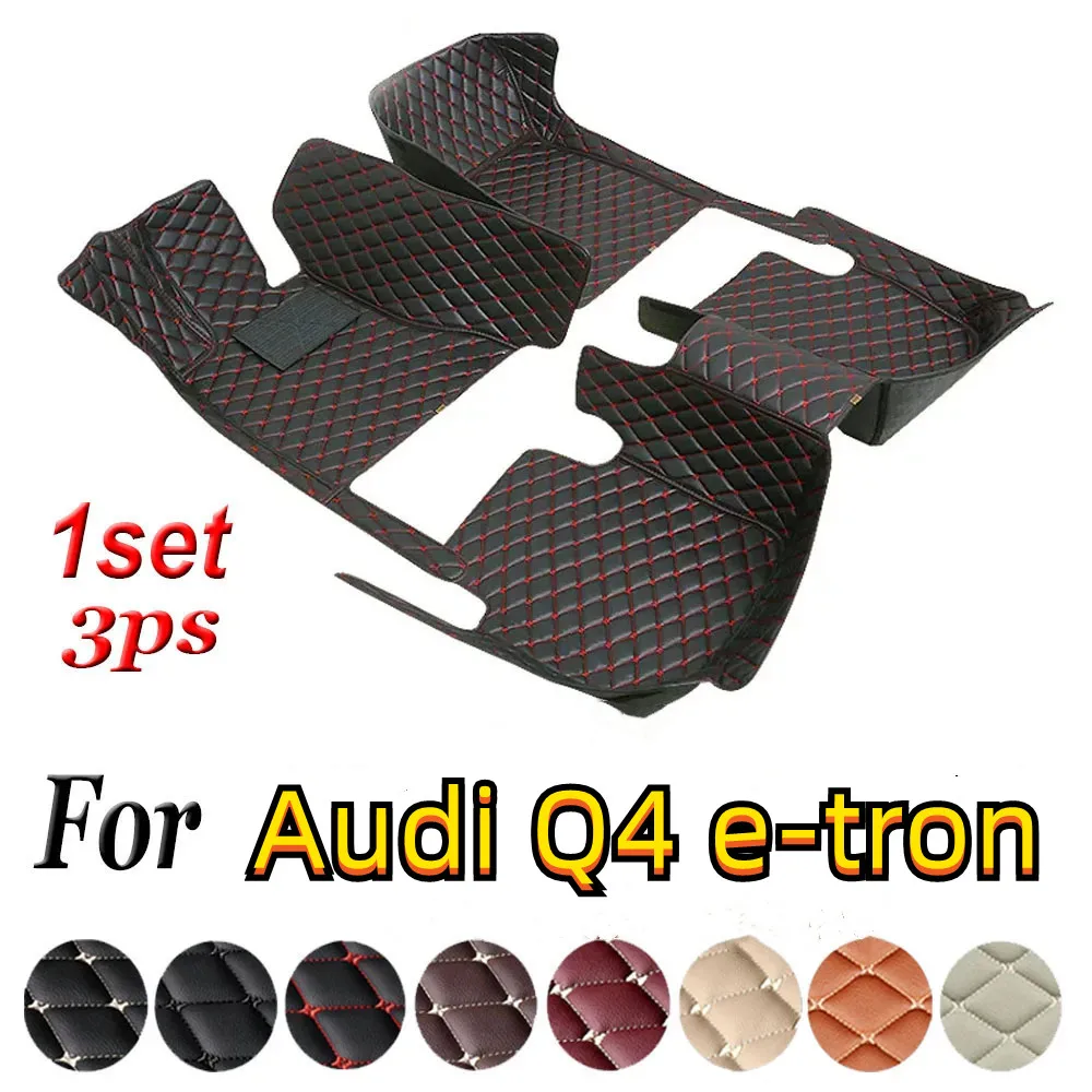 

Custom Car Floor Mat For Audi Q4 e-tron Floor Mats Car Accessories Luxury Carpet Liner Waterproof Anti-Slip