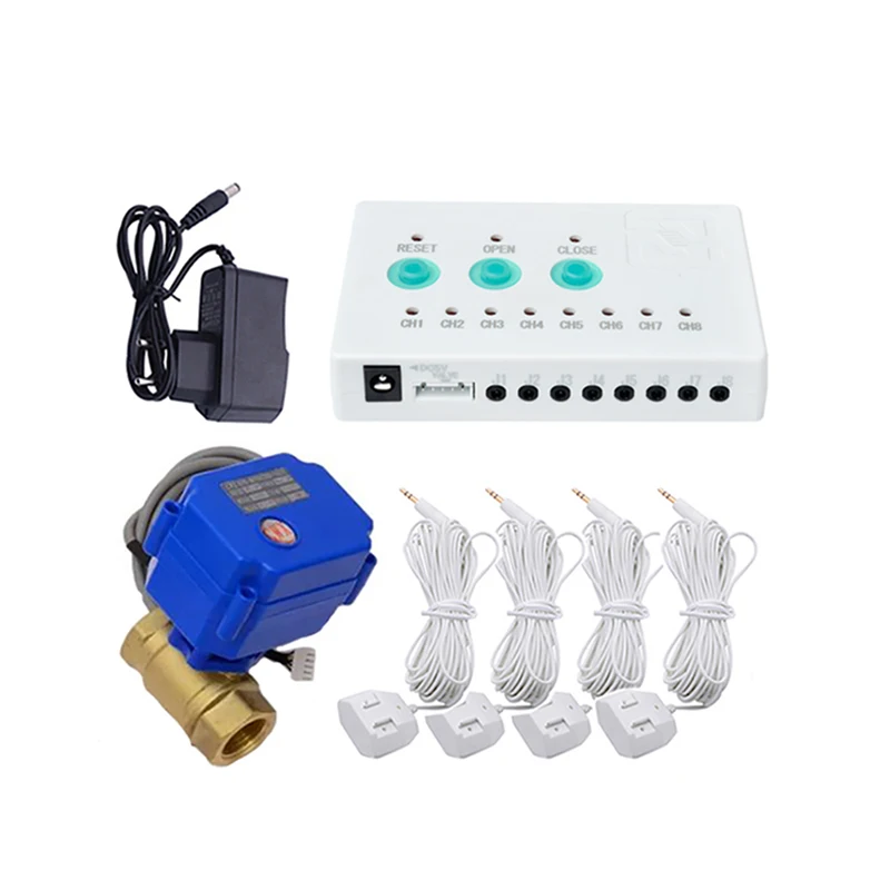 

Russian Ukrain Home Security Essential Leakage Detector with DN15 DN20 DN25 Tap Crane and Long Probe Sensor