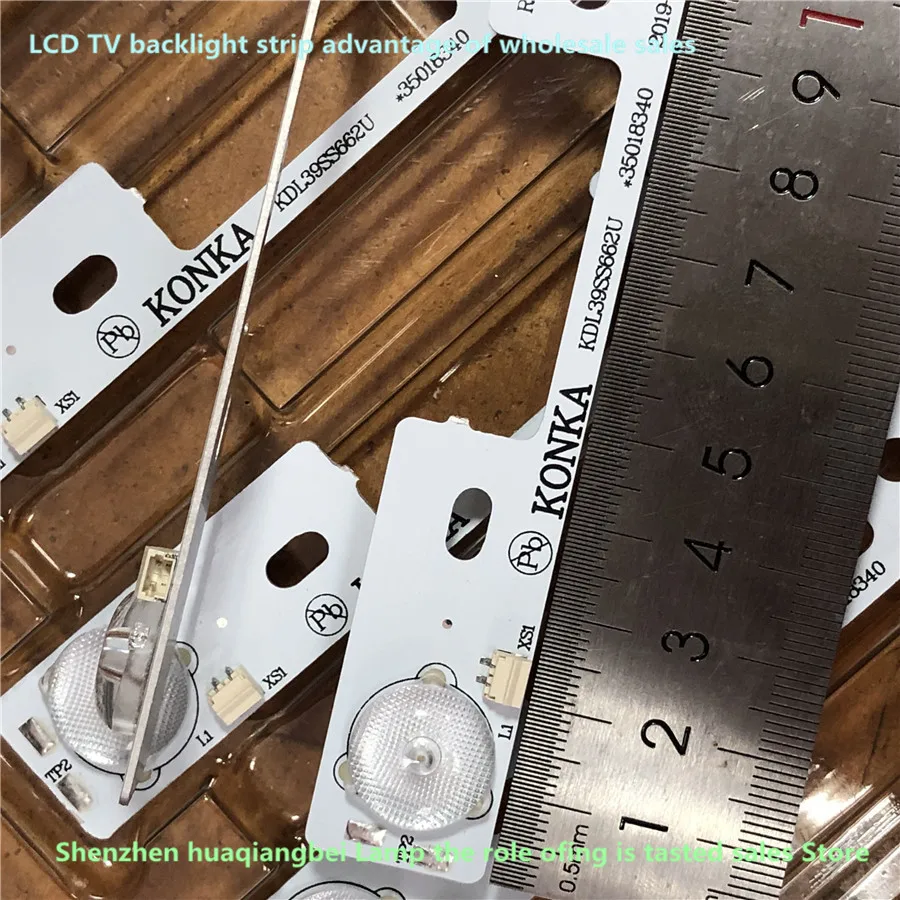 FOR 100 Pieces*4 LEDs*6V LED strips working for TV KDL39SS662U 35018339 KDL40SS662U 35019864 326mm