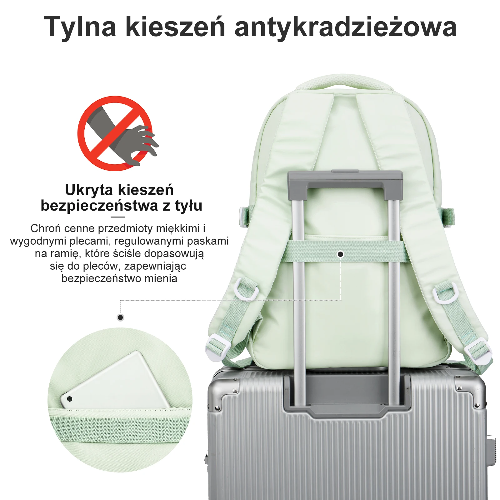 Plecak dla kobiet mężczyzn, 15.6 Cal plecak na laptopa do pracy, uczelni, podróży, duży wodoodporny plecak, tornister z dużą ilością kieszeni