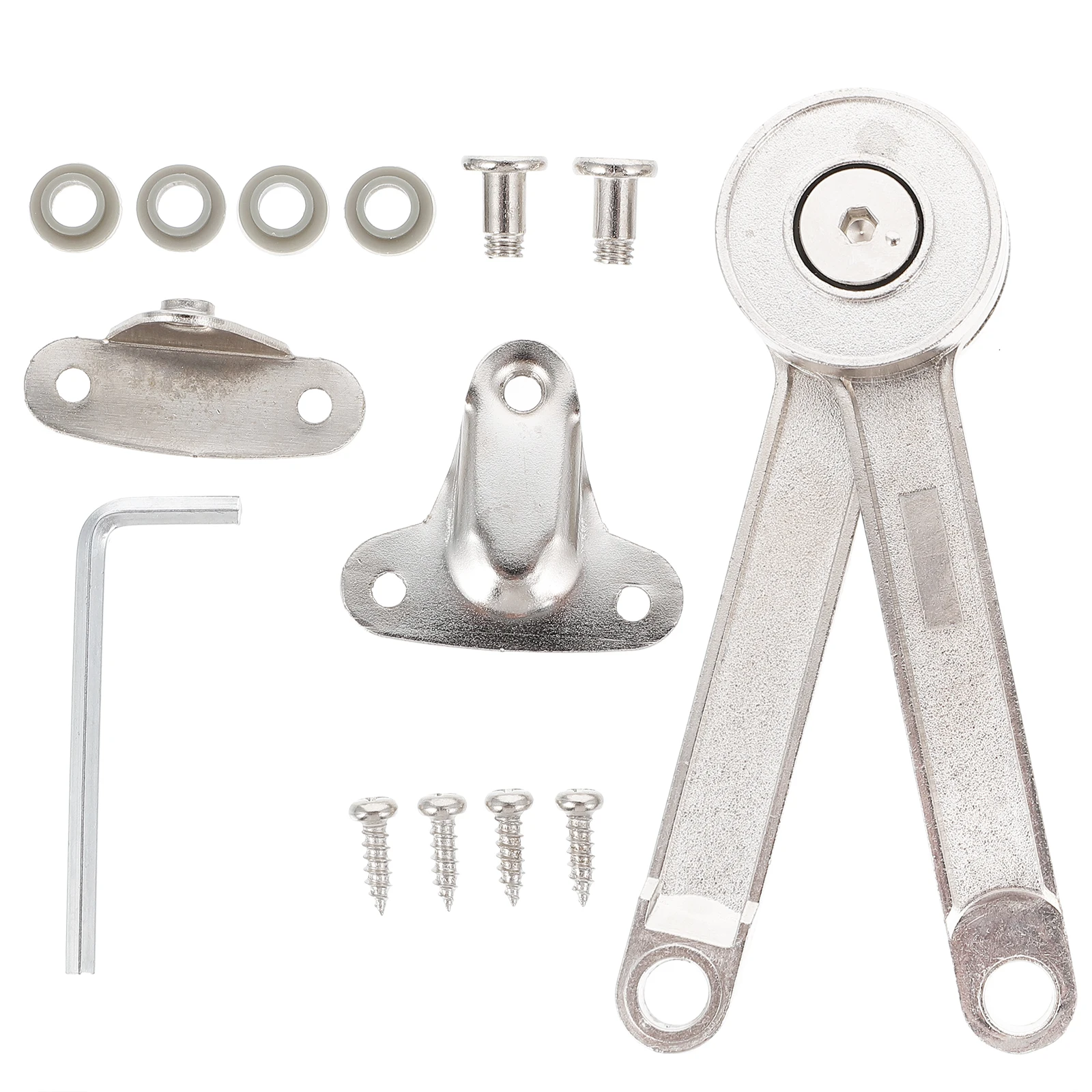 

Zinc Alloy Adjustable Lid Stay Bracket Hinges for Cabinets Kitchen Door Open Support Durable Material Easy Install Tools