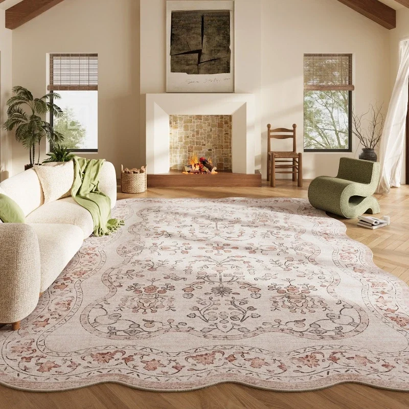 French Style Living Room Decoration Large Area Carpet Large Area Rugs for Bedroom Fluffy Soft Lounge Floor Mat Thicken Plush Rug