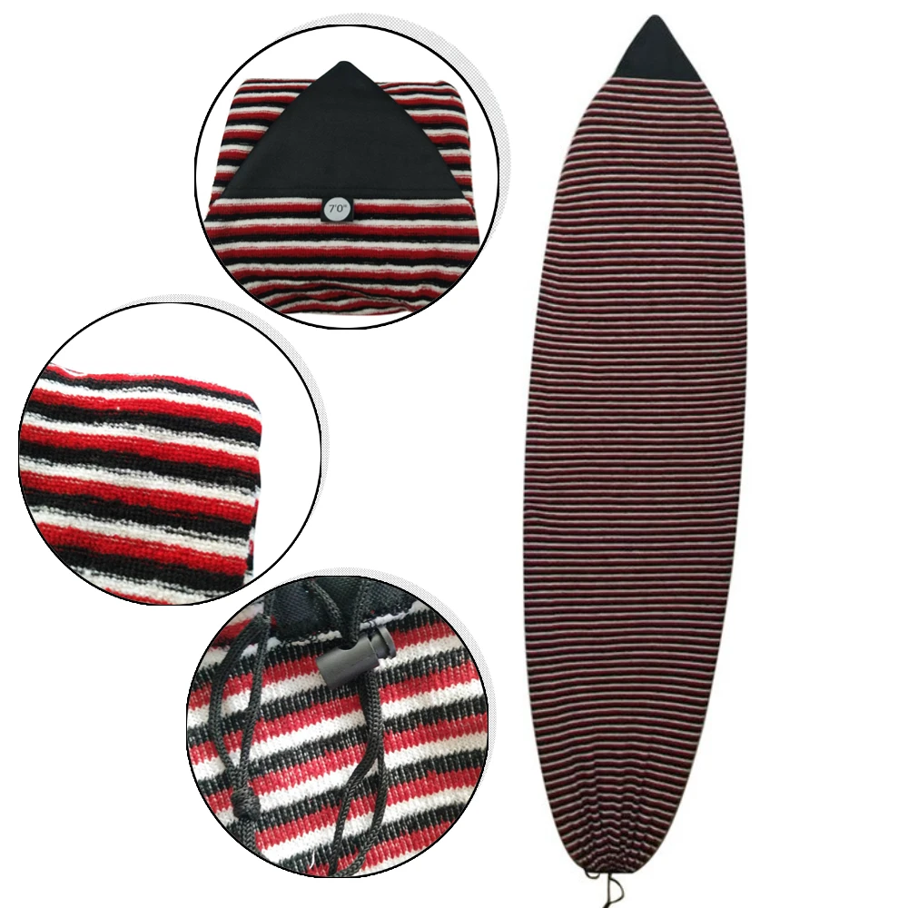 Surfboard Sock Protective Bag Soft Surf Board Cover For Paddle Board Bag 7ft/8ft/9ft/10ft/10.6ft Cover For Surfboard Sock