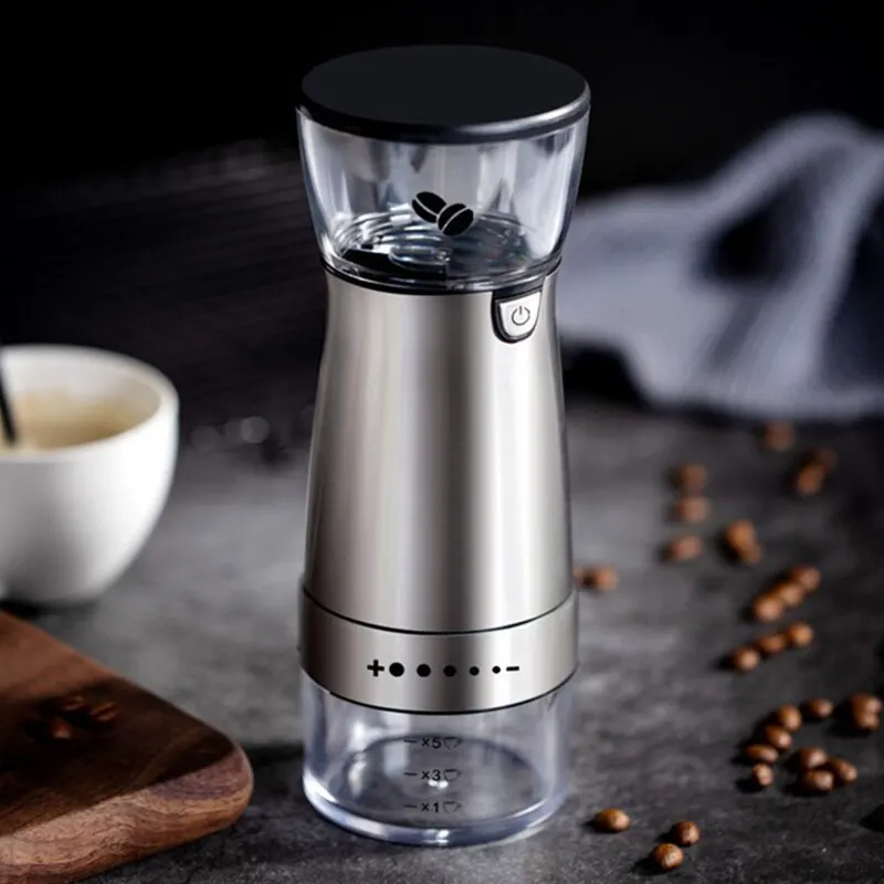 Upgrade Tragbare Kaffeemühle TYPE-C USB Ladung Beruf Keramik Schleifen Kern Kaffeebohnen Mühle