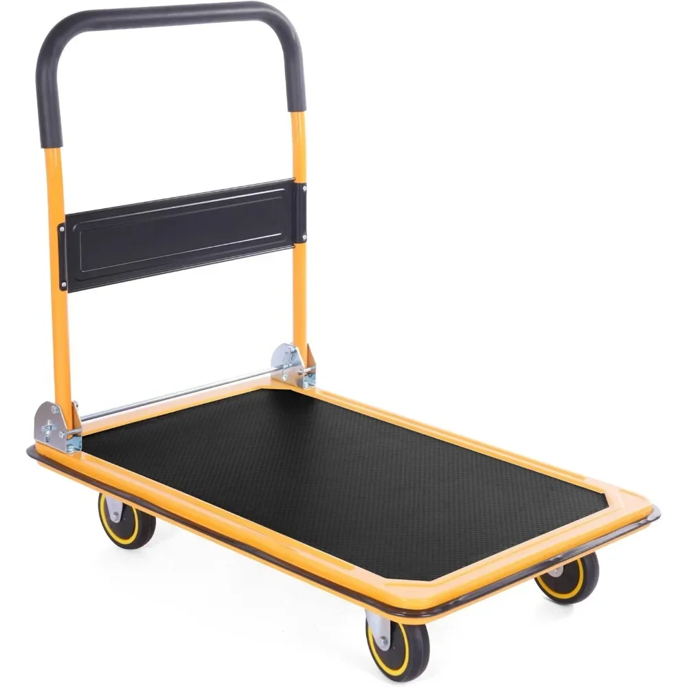 

80877- Складная грузовая машина с платформой Push Dolly 660 фунтов. Весовая способность